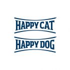 Happy Cat Dog logo blå