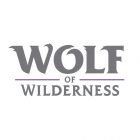Wolf Of Wilderness logo grå
